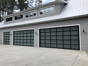 glass garage door