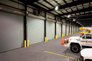 rolling steel service doors